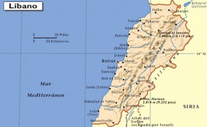 mapa-de-el-libano